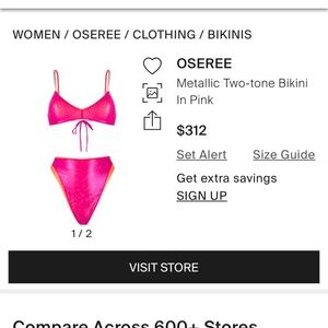 Oseree two toned bikini